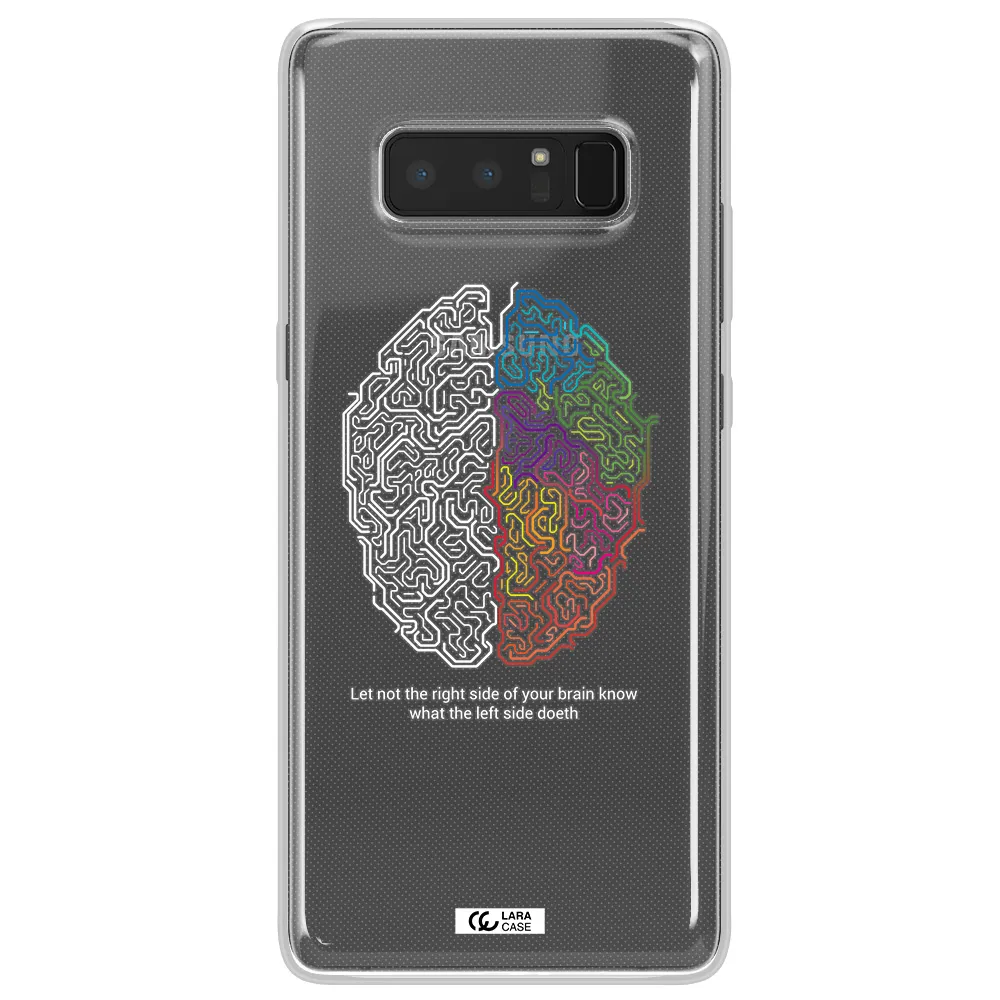 Brain Samsung Note 8 Clear TPU Case