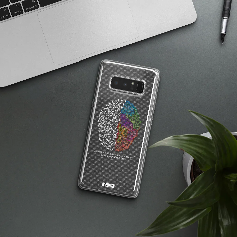 Brain Samsung Note 8 Clear TPU Case