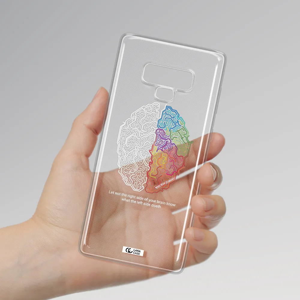 Brain Samsung Note 9 Clear TPU Case