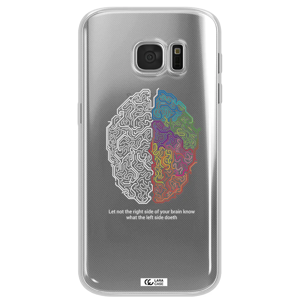 Brain Samsung S 7 Clear TPU Case