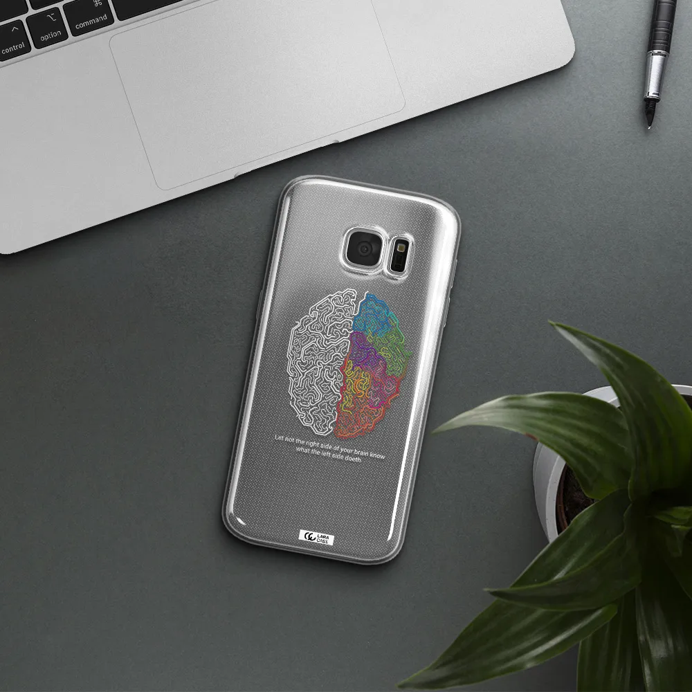 Brain Samsung S 7 Clear TPU Case