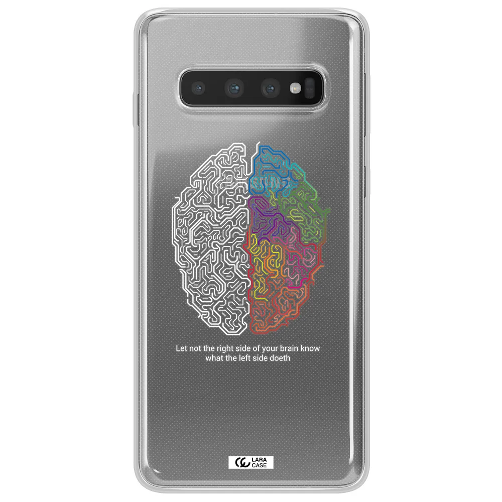 Brain Samsung S10 Plus Clear TPU Case