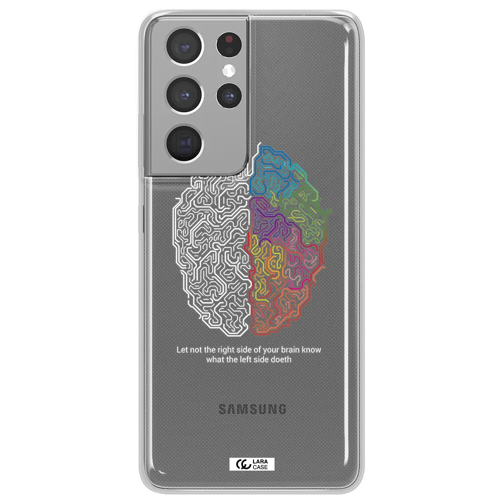 Brain Samsung S21 Ultra Clear TPU Case