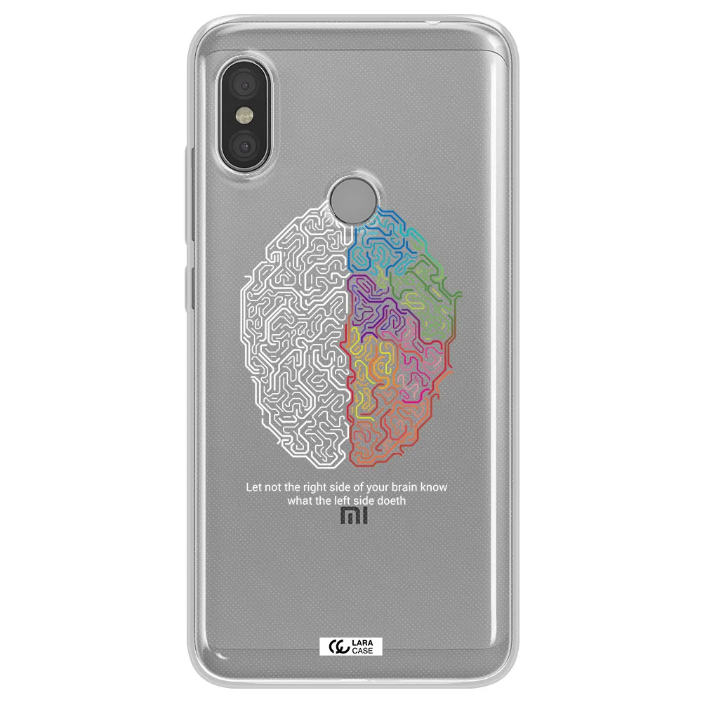 Brain Xiaomi Redmi Note 6 Pro Clear TPU Case