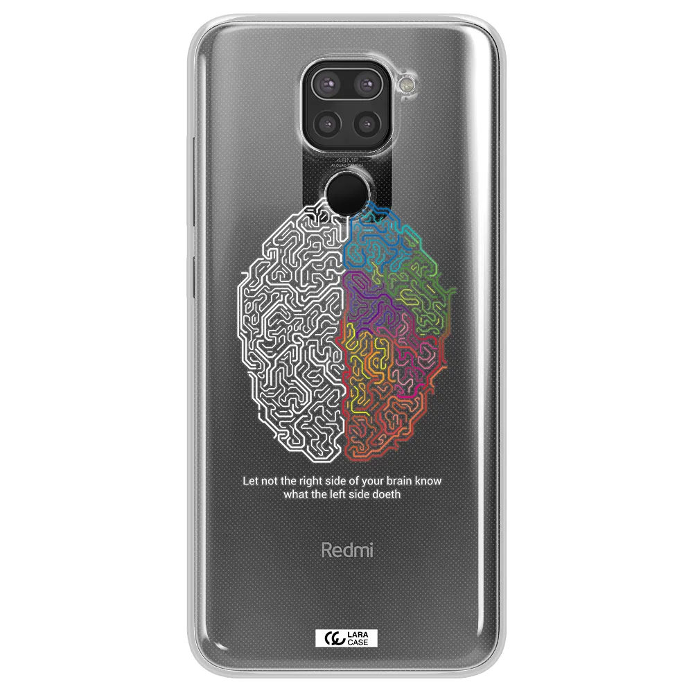Brain Xiaomi Redmi Note 9 Clear TPU Case
