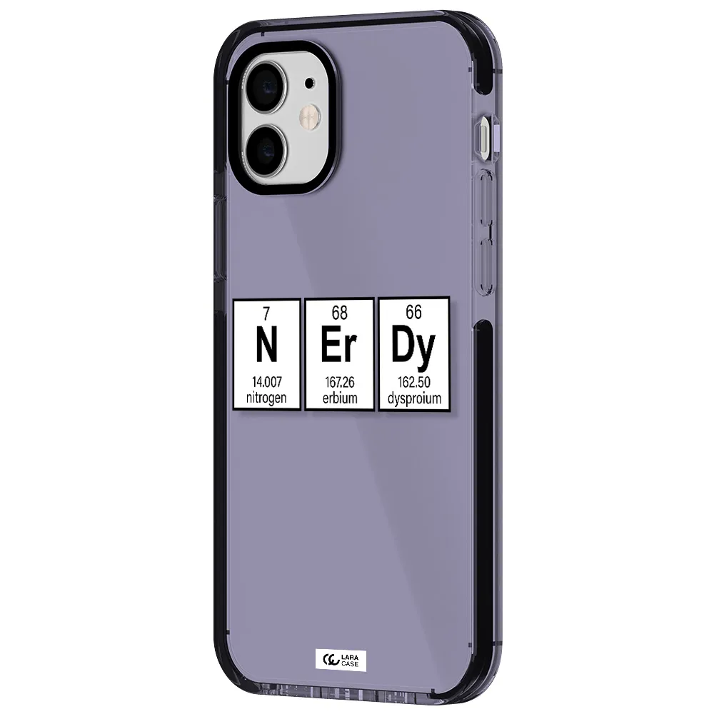 Nerdy Chemical Apple iPhone 11 impact Lilac Case