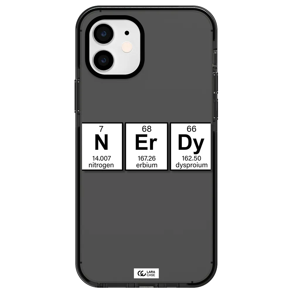 Nerdy Chemical Apple iPhone 11 impact Smoke Black Case
