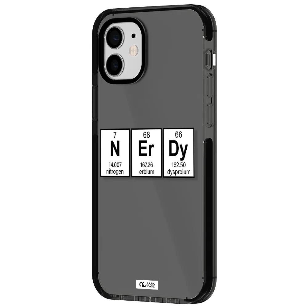 Nerdy Chemical Apple iPhone 11 impact Smoke Black Case