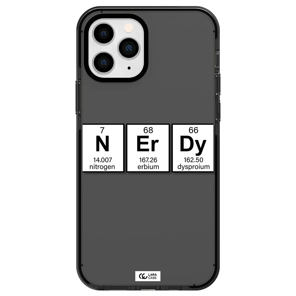 Nerdy Chemical Apple iPhone 11 pro impact Smoke Black Case