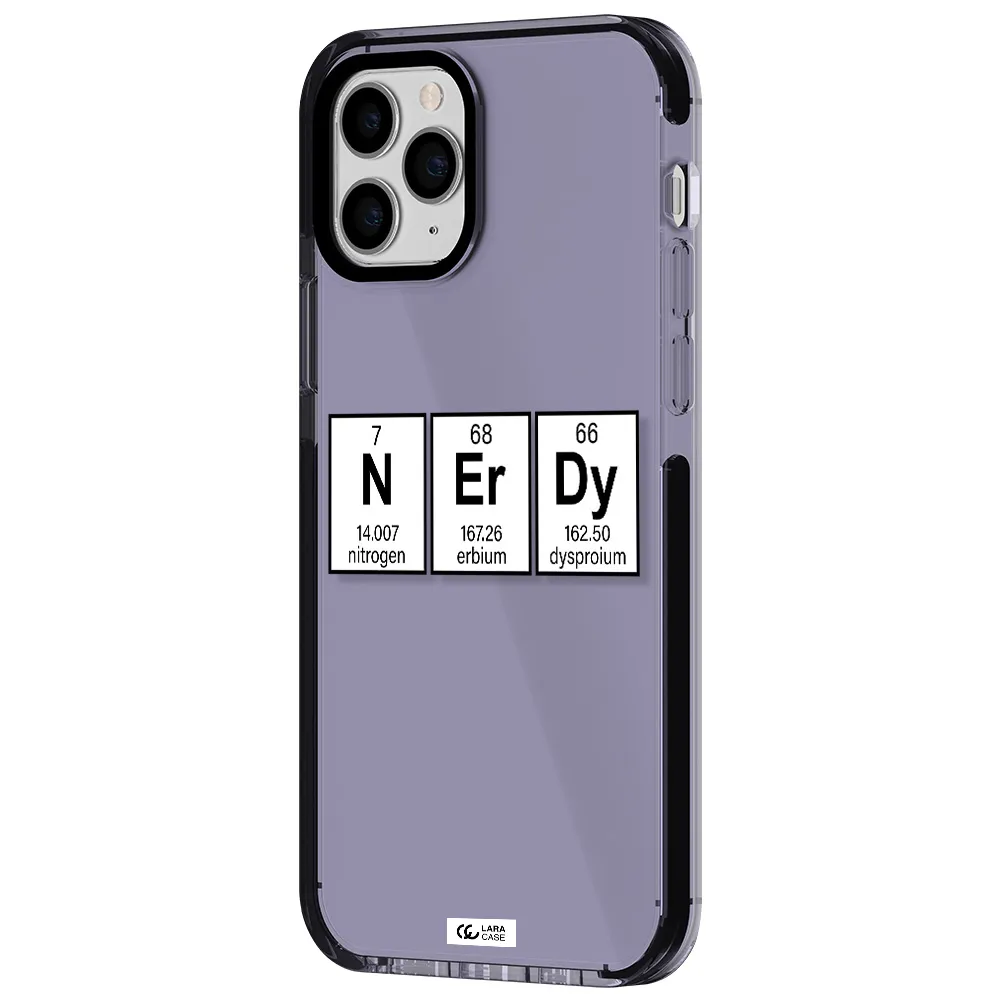Nerdy Chemical Apple iPhone 11 pro max impact Lilac Case