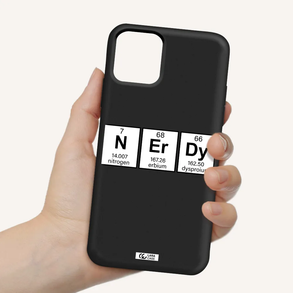 Nerdy Chemical Apple iPhone 11 pro Silicone black Case