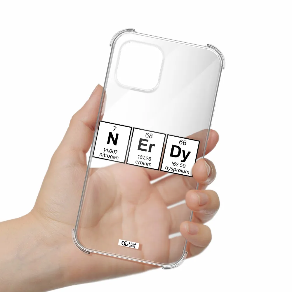 Nerdy Chemical Apple iPhone 12 Clear PC Case
