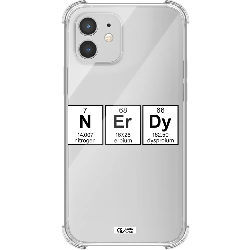 Nerdy Chemical Apple iPhone 12 mini Clear PC Case
