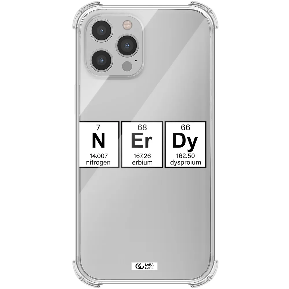 Nerdy Chemical Apple iPhone 12 pro Clear PC Case