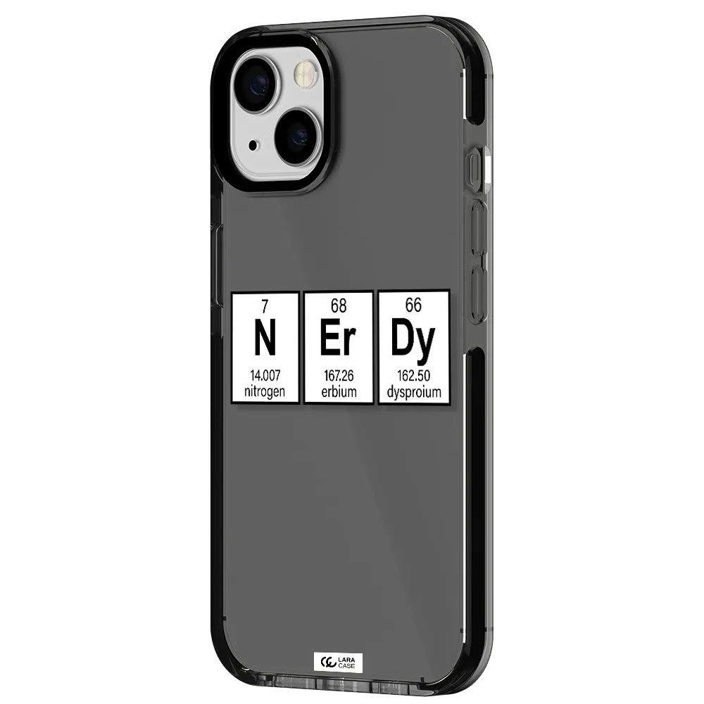 Nerdy Chemical Apple iPhone 13 impact Smoke Black Case
