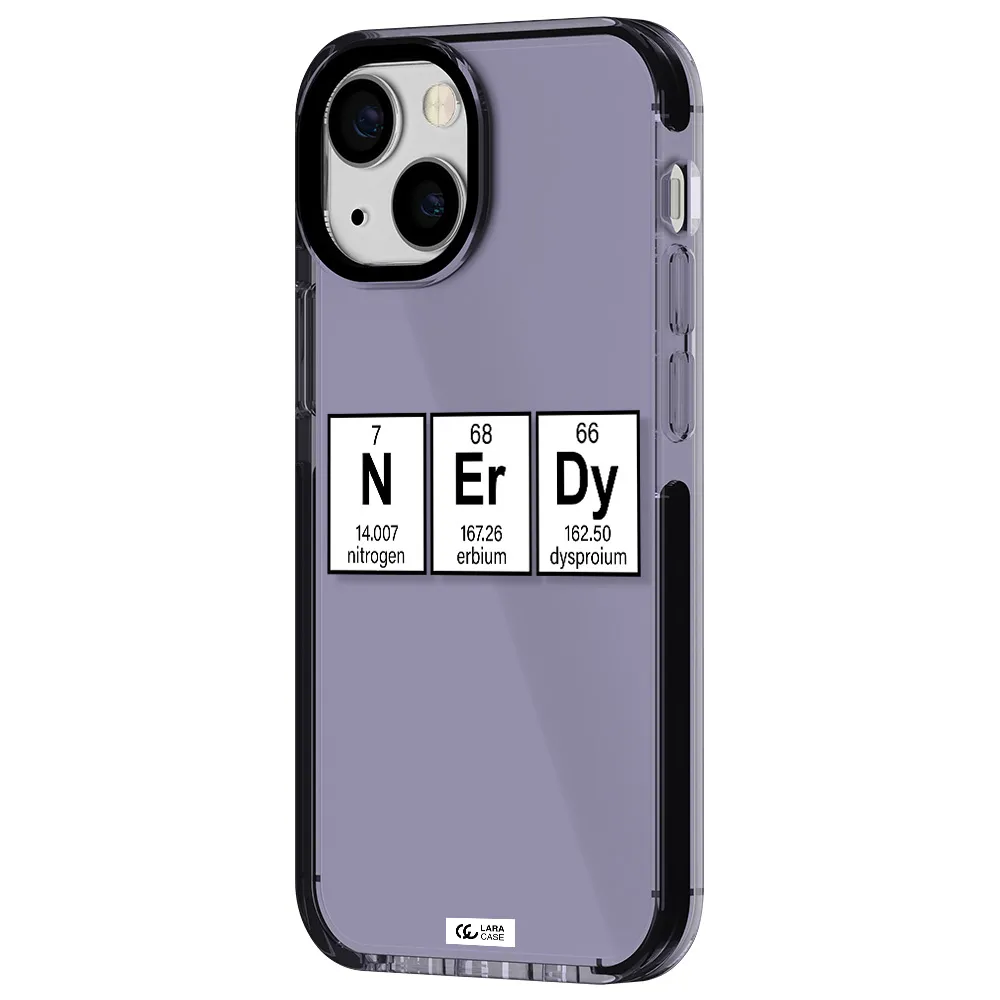 Nerdy Chemical Apple iPhone 13 mini impact Lilac Case