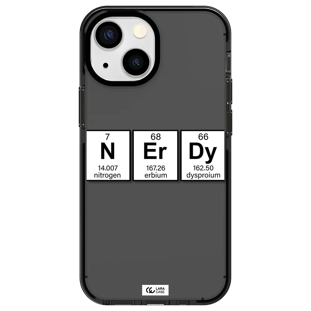 Nerdy Chemical Apple iPhone 13 mini impact Smoke Black Case