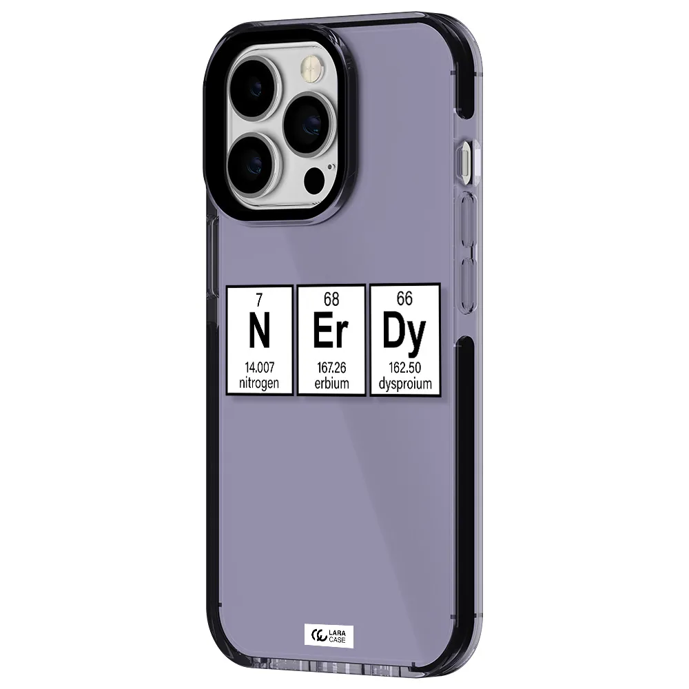 Nerdy Chemical Apple iPhone 13 Pro impact Lilac Case
