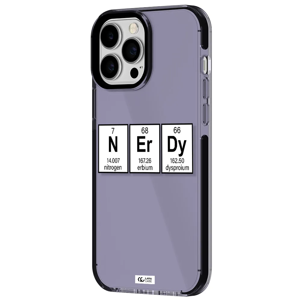 Nerdy Chemical Apple iPhone 13 Pro Max impact Lilac Case