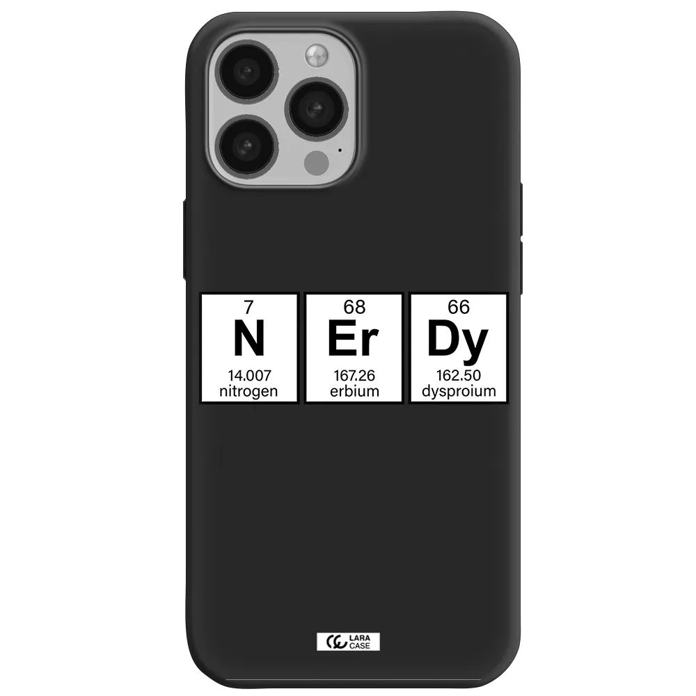 Nerdy Chemical Apple iPhone 13 Pro Max Silicone black Case