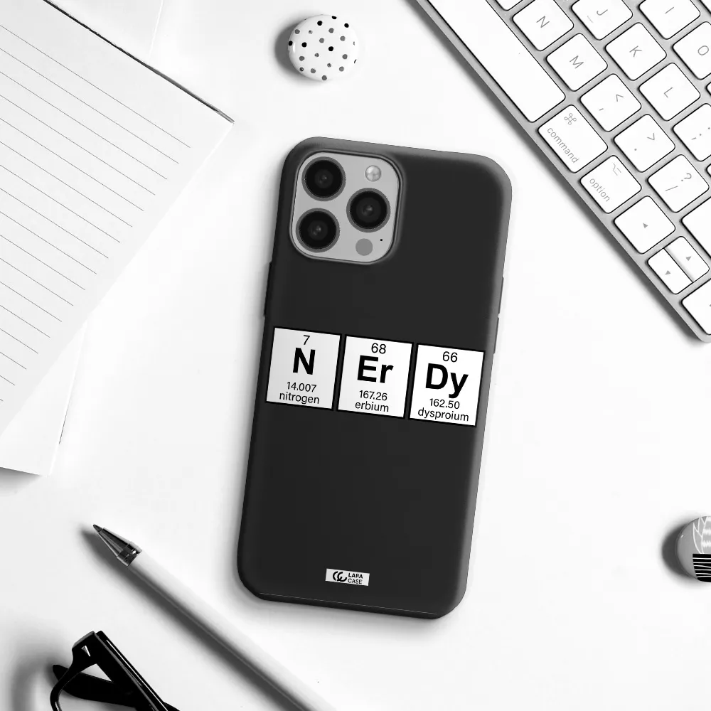 Nerdy Chemical Apple iPhone 13 Pro Max Silicone black Case