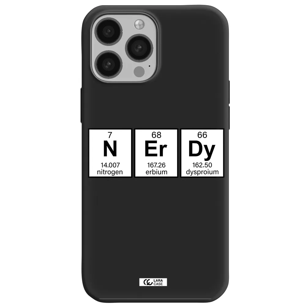 Nerdy Chemical Apple iPhone 13 Pro Silicone black Case