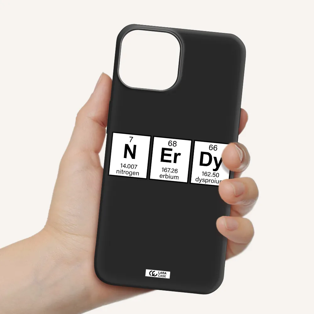 Nerdy Chemical Apple iPhone 13 Silicone black Case