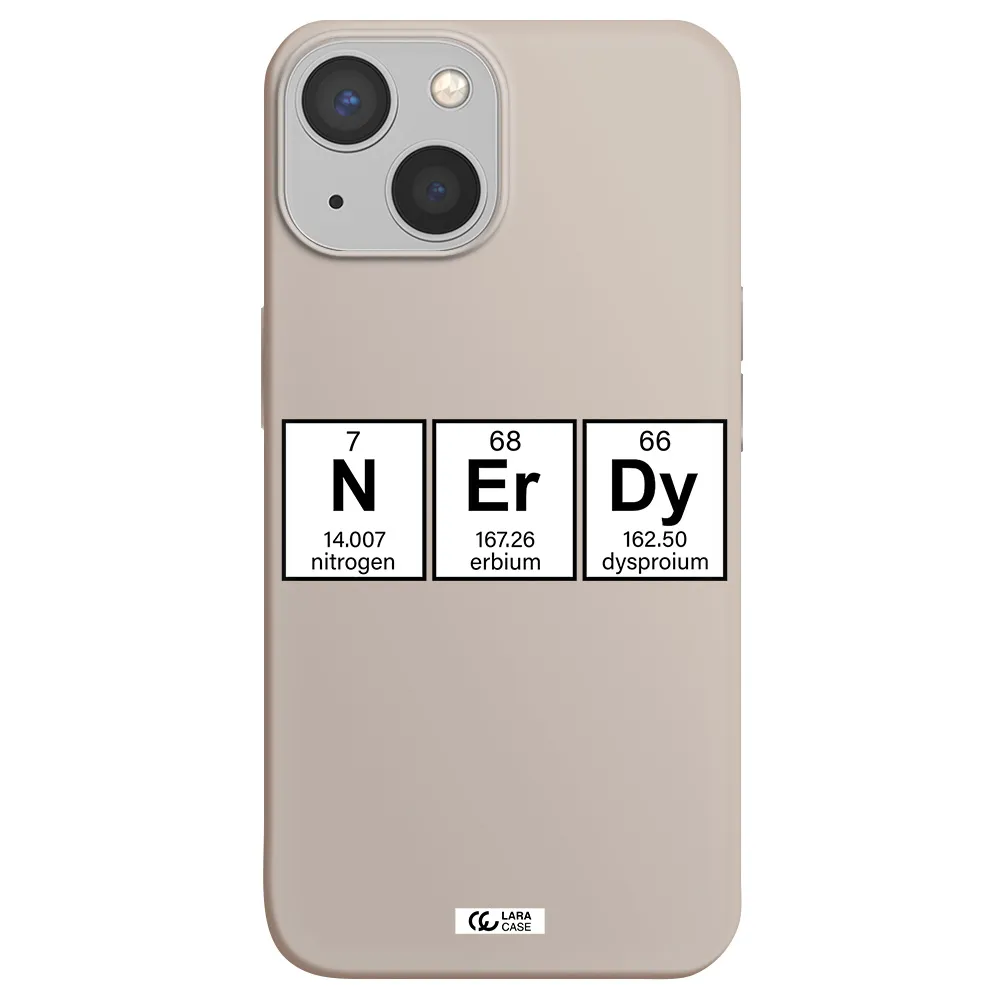 Nerdy Chemical Apple iPhone 13 Silicone Stone Case