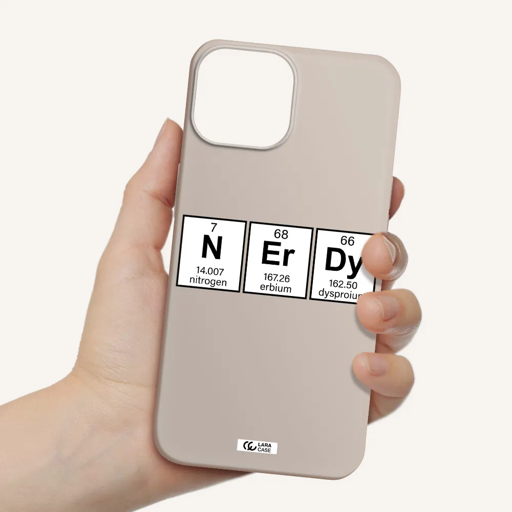 Nerdy Chemical Apple iPhone 13 Silicone Stone Case