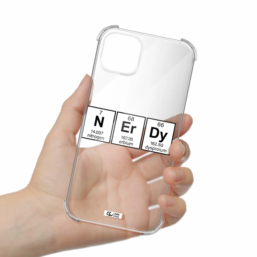 Nerdy Chemical Apple iPhone 14 Clear PC Case
