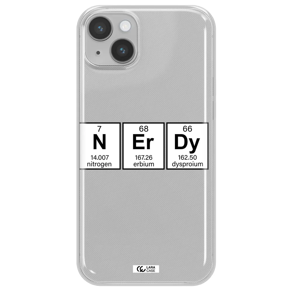 Nerdy Chemical Apple iPhone 14 Clear TPU Case