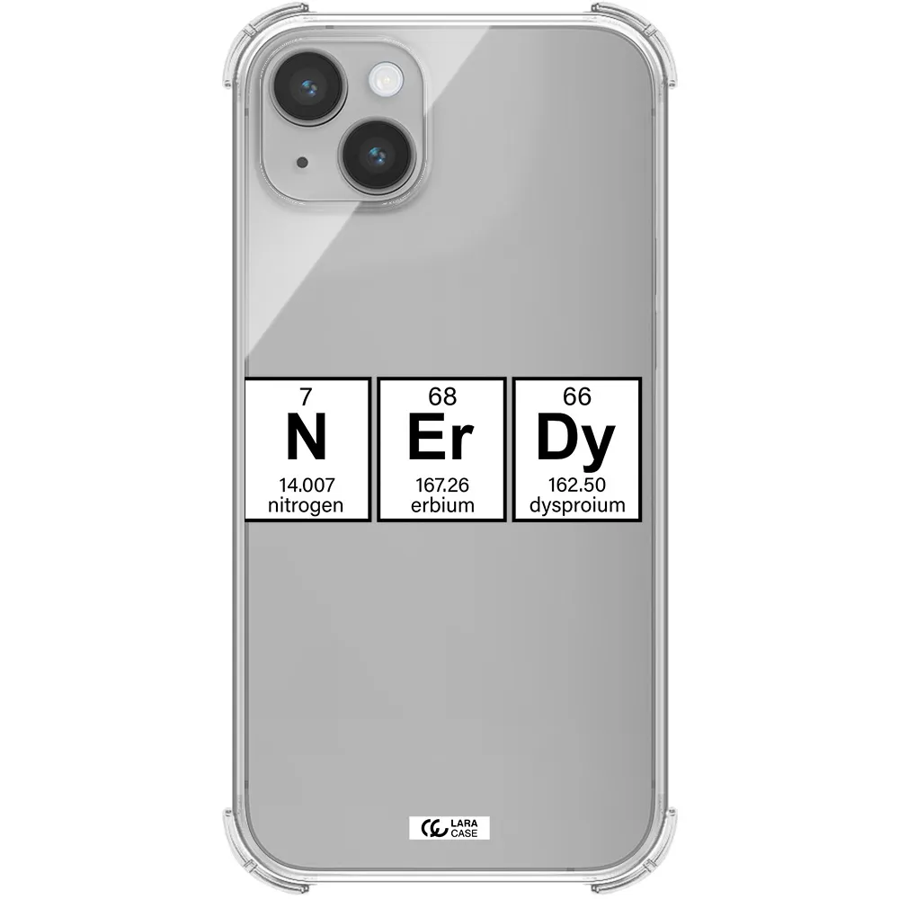 Nerdy Chemical Apple iPhone 14 plus Clear PC Case