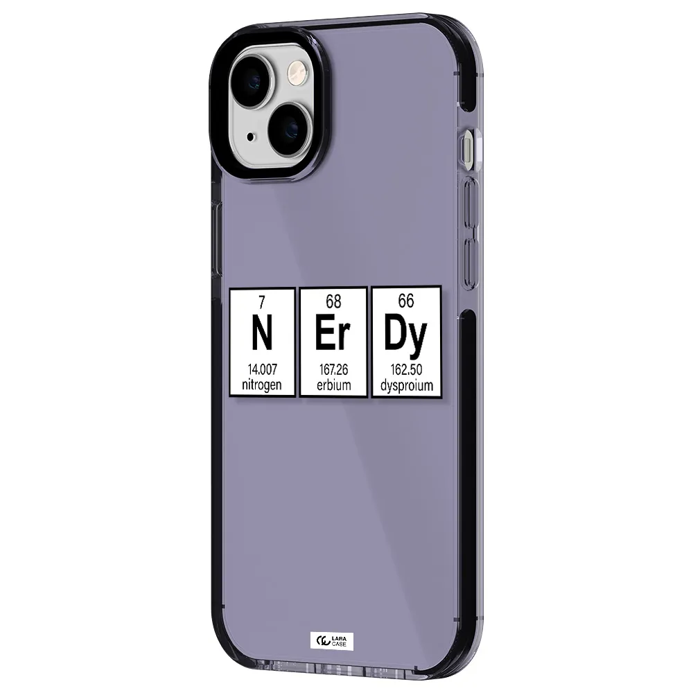 Nerdy Chemical Apple iPhone 14 plus impact Lilac Case