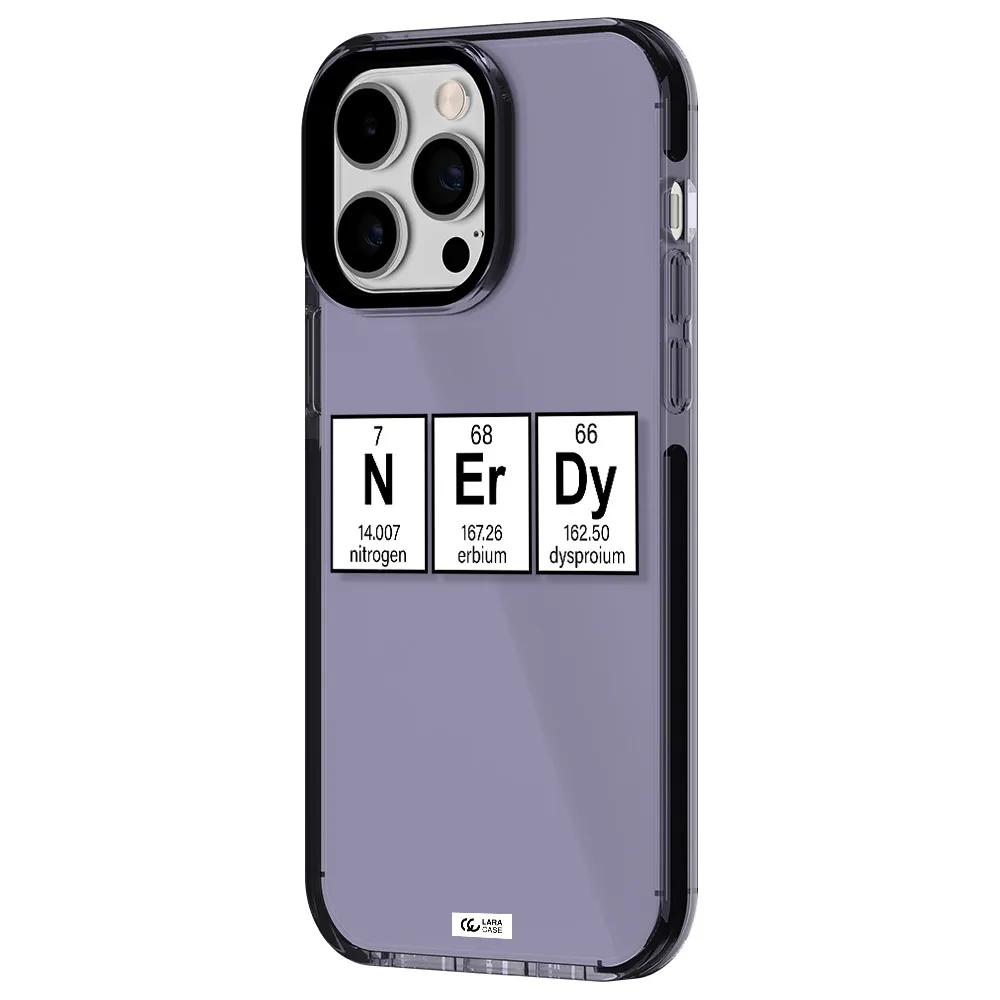 Nerdy Chemical Apple iPhone 14 pro max impact Lilac Case