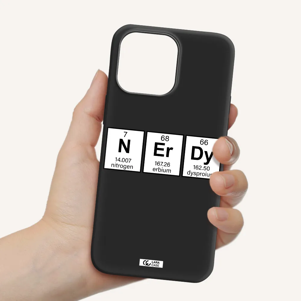 Nerdy Chemical Apple iPhone 14 pro max Silicone black Case