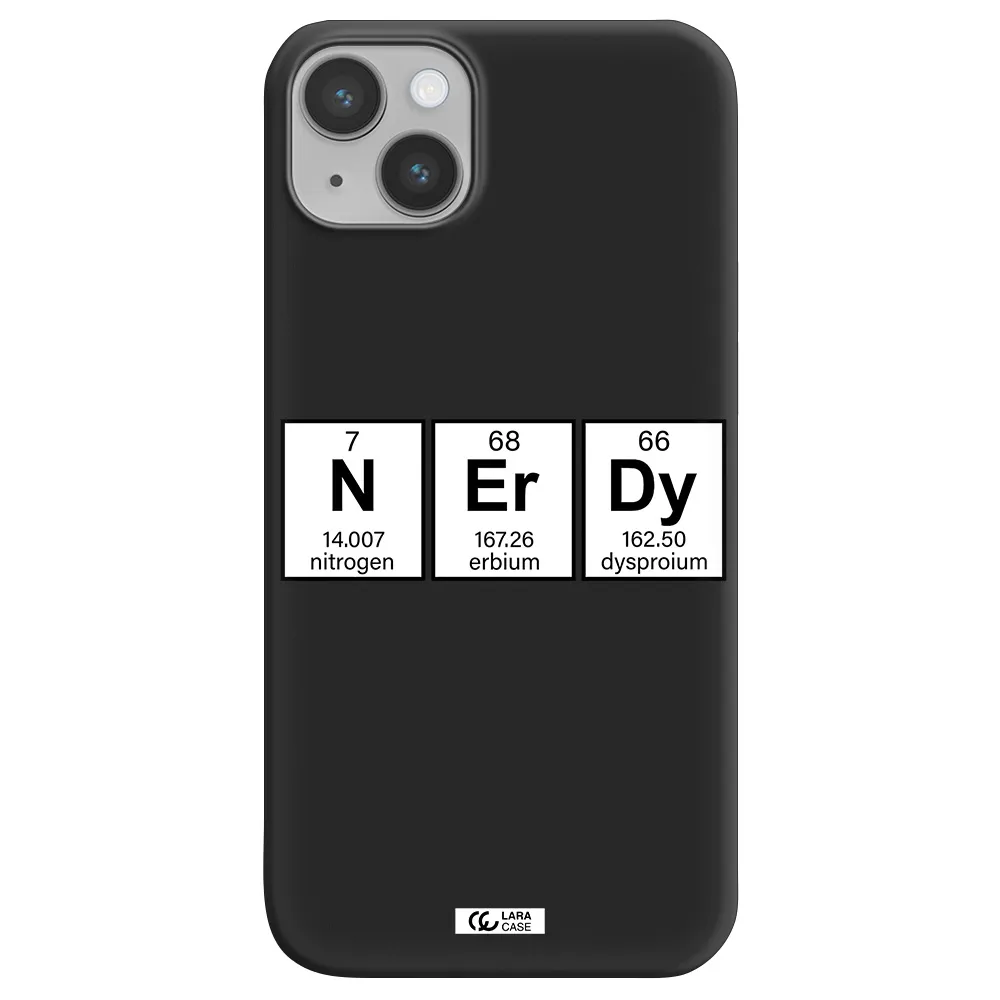 Nerdy Chemical Apple iPhone 14 Silicone black Case