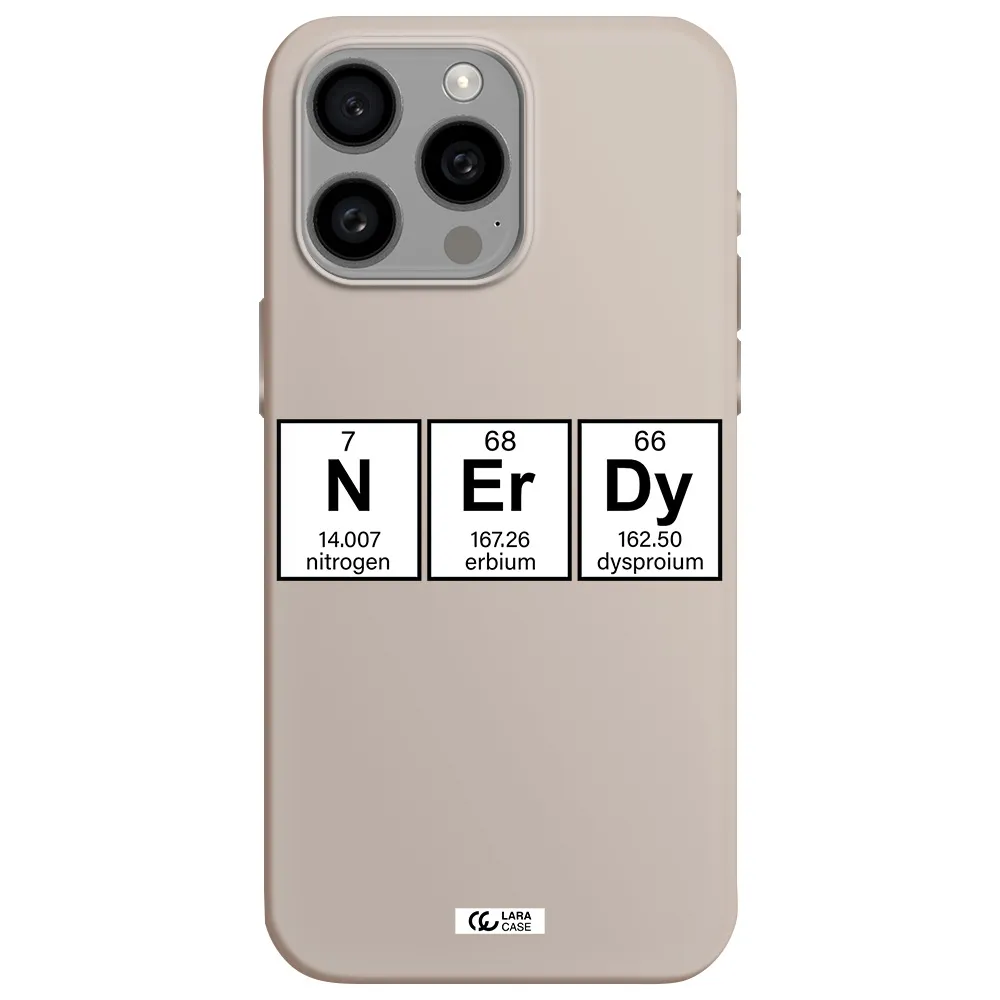 Nerdy Chemical Apple Iphone 15 Pro max Silicone Stone Case
