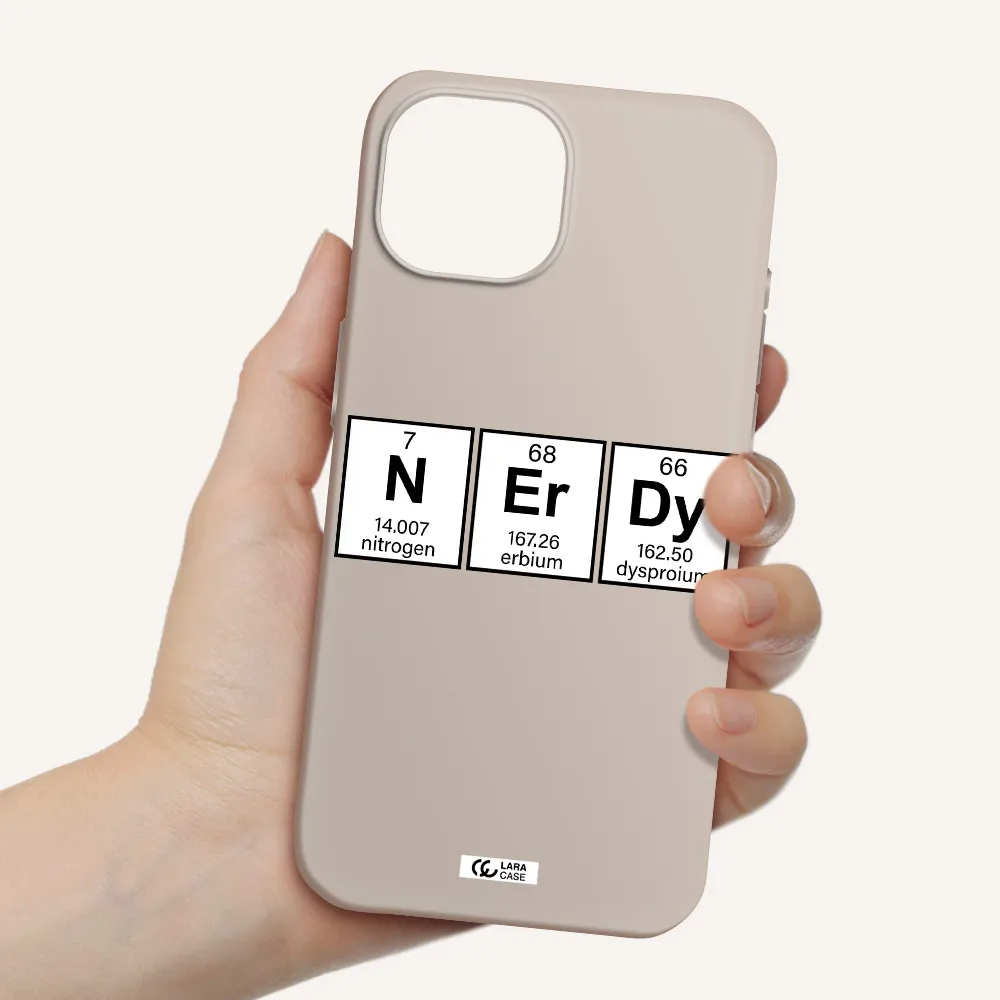 Nerdy Chemical Apple iPhone 15 Silicone Stone Case