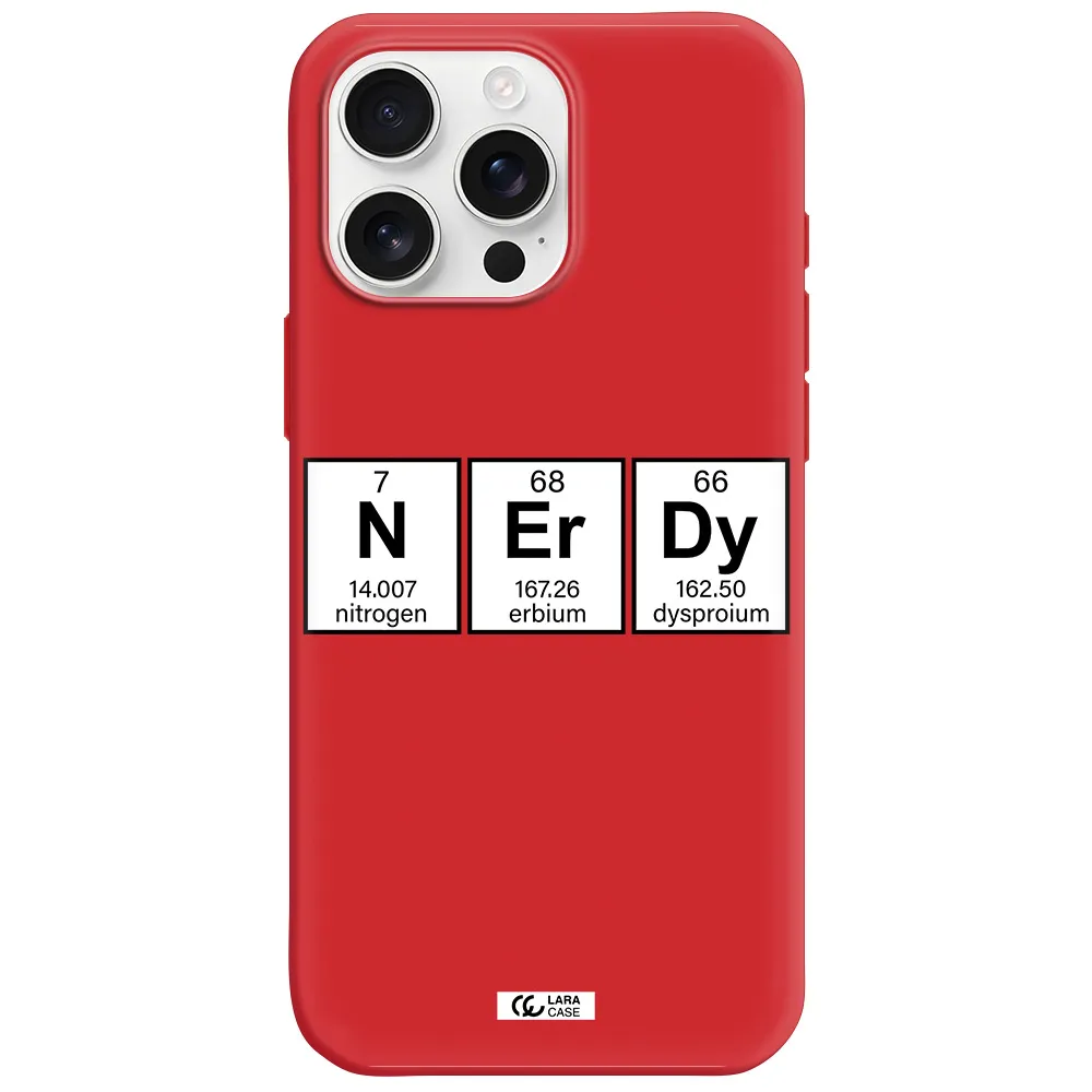 Nerdy Chemical Apple Iphone 16 Pro Max Silicone Stone Case