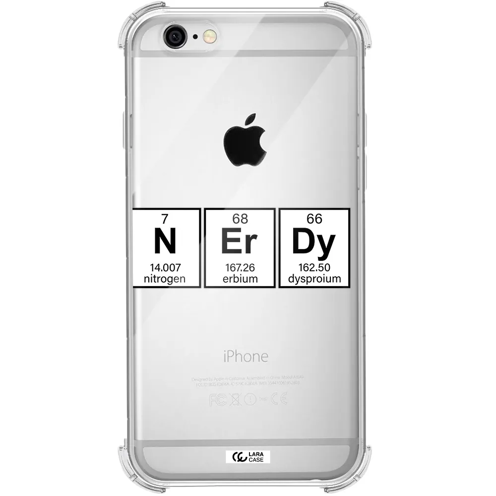 Nerdy Chemical Apple iPhone 6 Clear PC Case