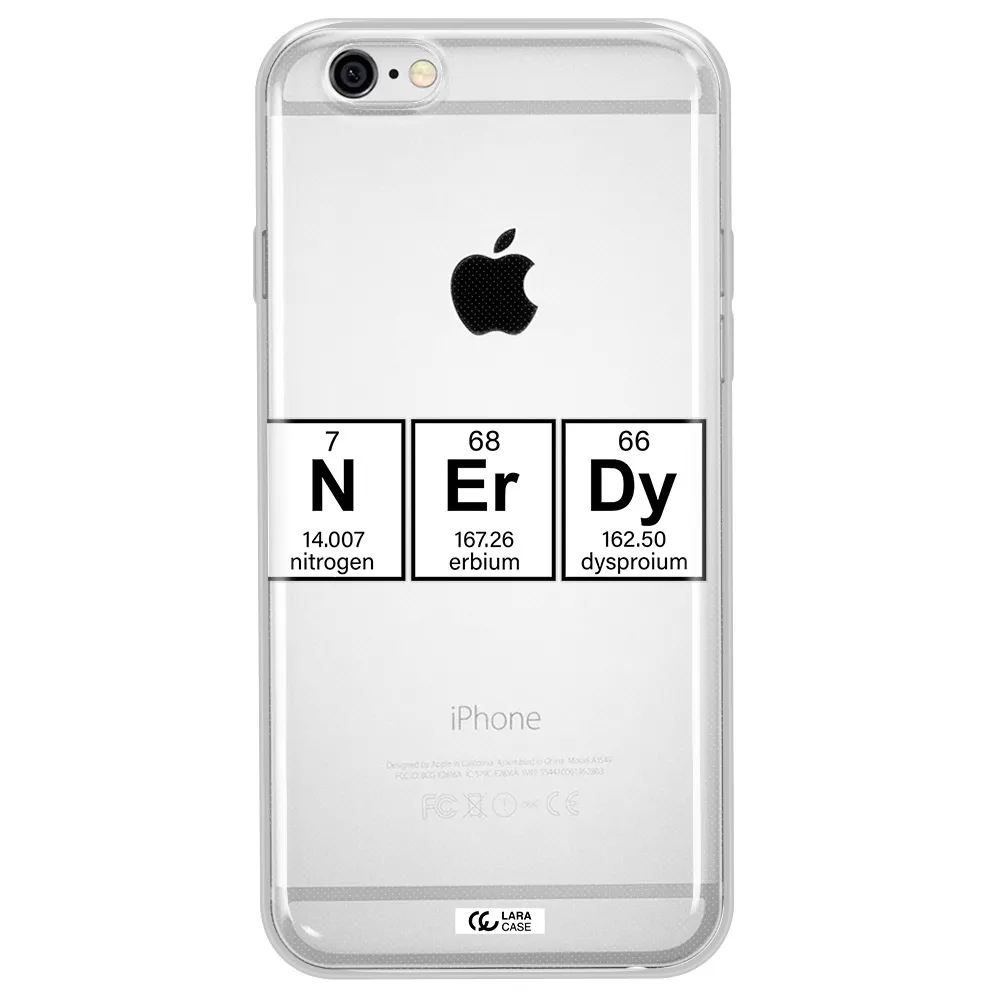 Nerdy Chemical Apple iPhone 6 Clear TPU Case