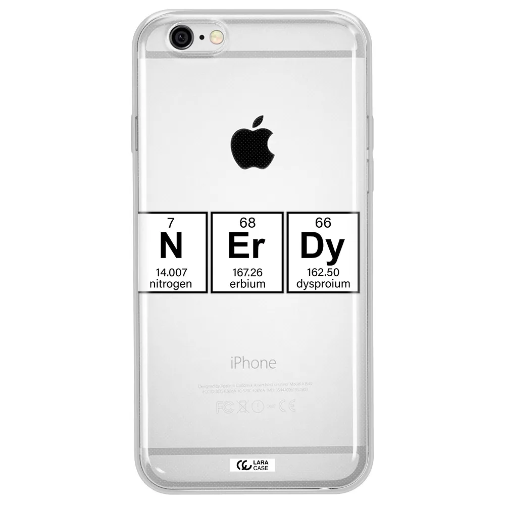 Nerdy Chemical Apple iPhone 6 plus Clear TPU Case