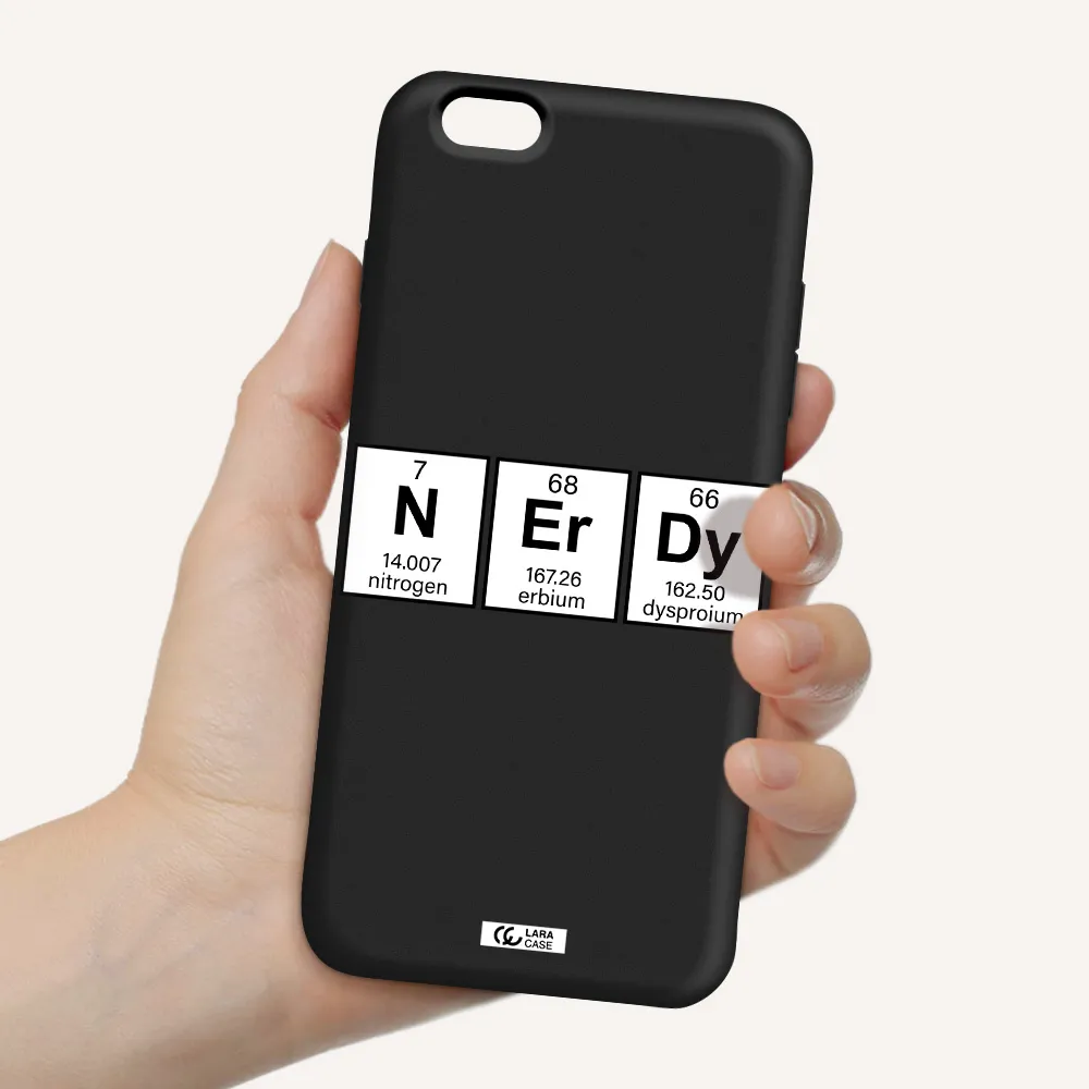 Nerdy Chemical Apple iPhone 6 plus Silicone black Case