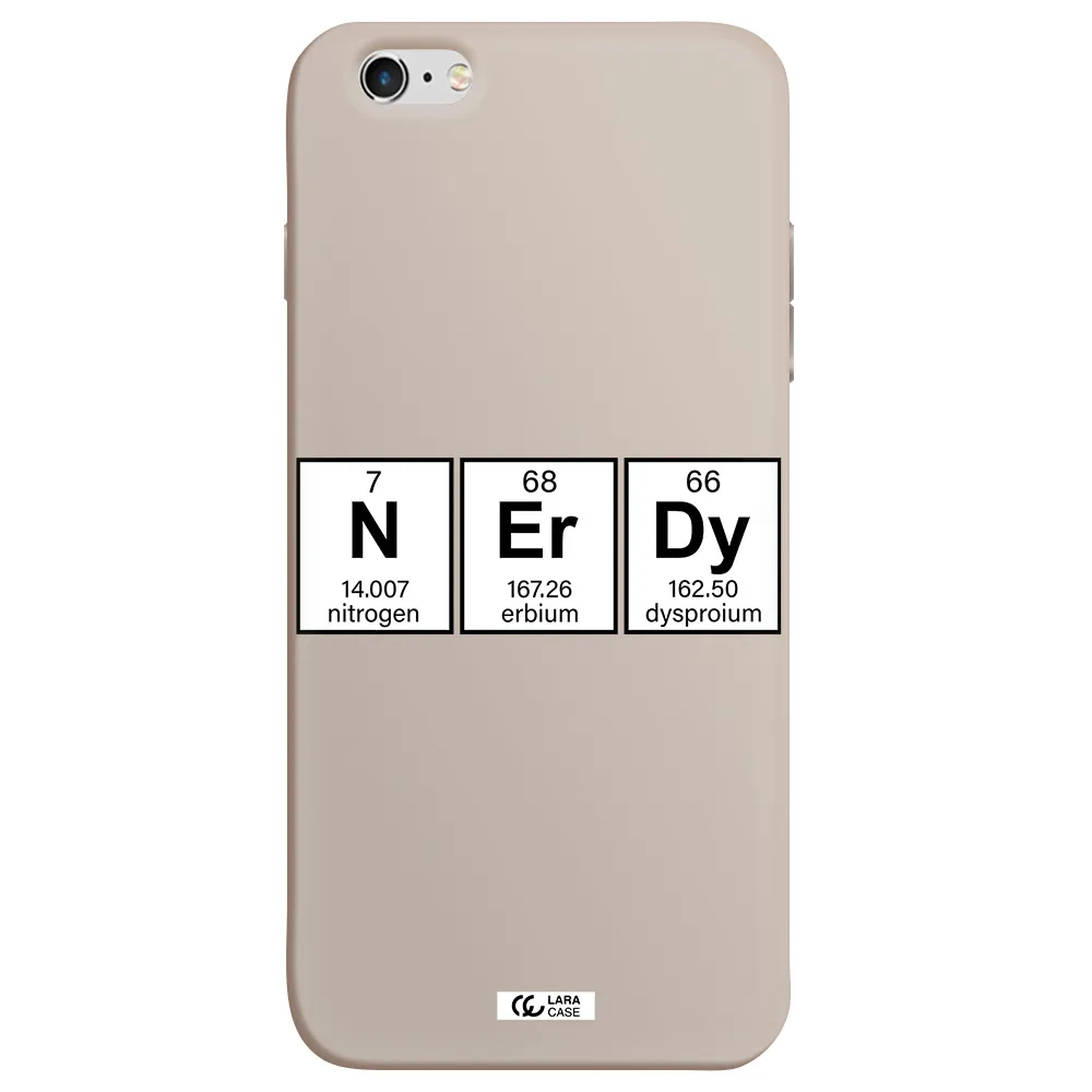 Nerdy Chemical Apple iPhone 6 s plus Silicone Stone Case
