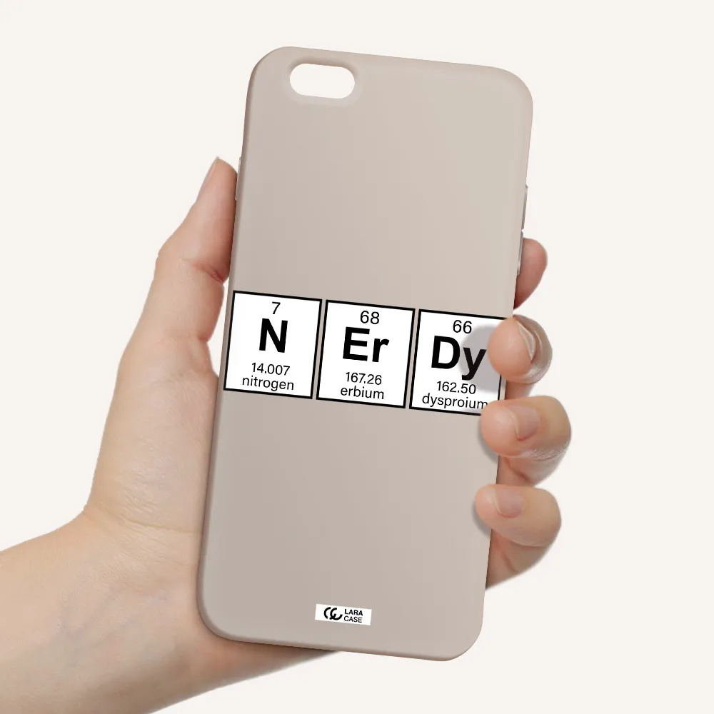Nerdy Chemical Apple iPhone 6 s plus Silicone Stone Case