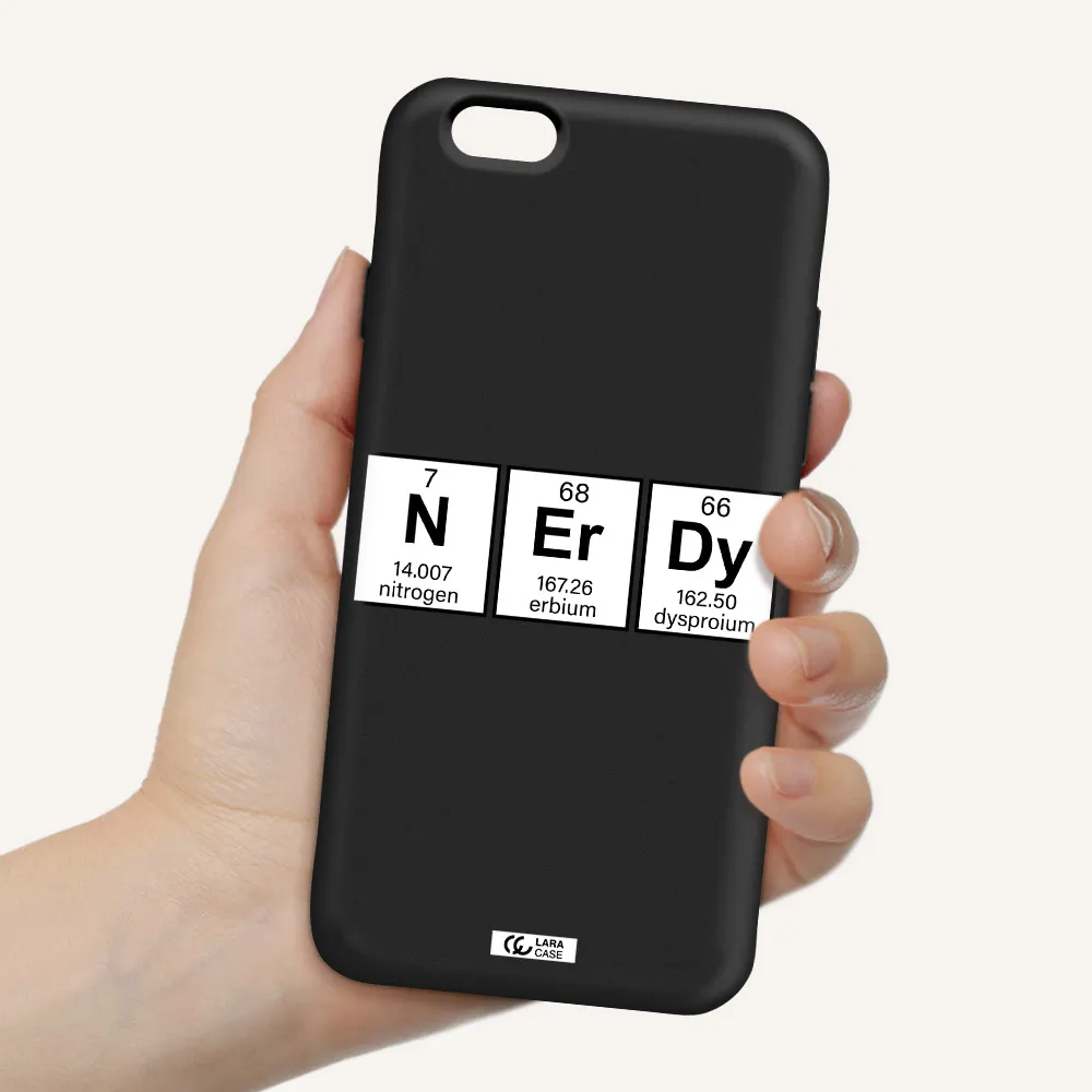 Nerdy Chemical Apple iPhone 6 Silicone black Case