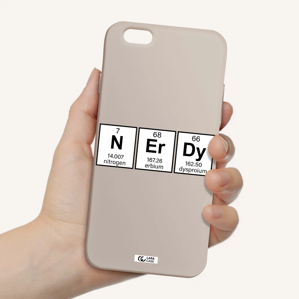 Nerdy Chemical Apple iPhone 6 Silicone Stone Case