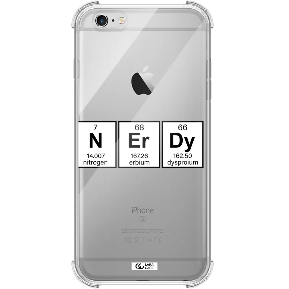 Nerdy Chemical Apple iPhone 6S Clear PC Case