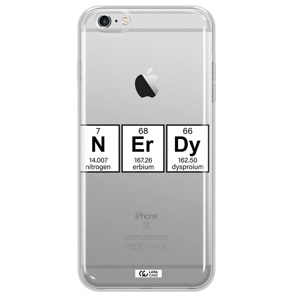 Nerdy Chemical Apple iPhone 6S Clear TPU Case