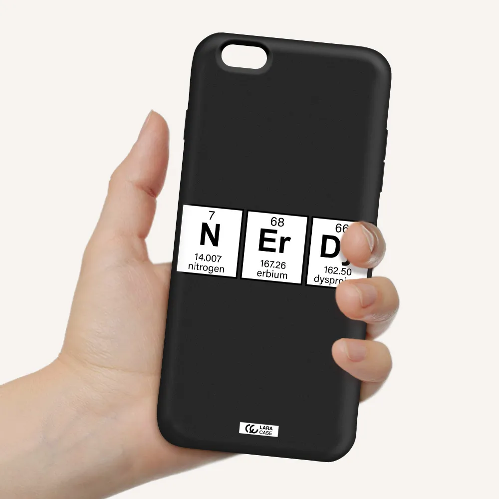 Nerdy Chemical Apple iPhone 6S Silicone black Case